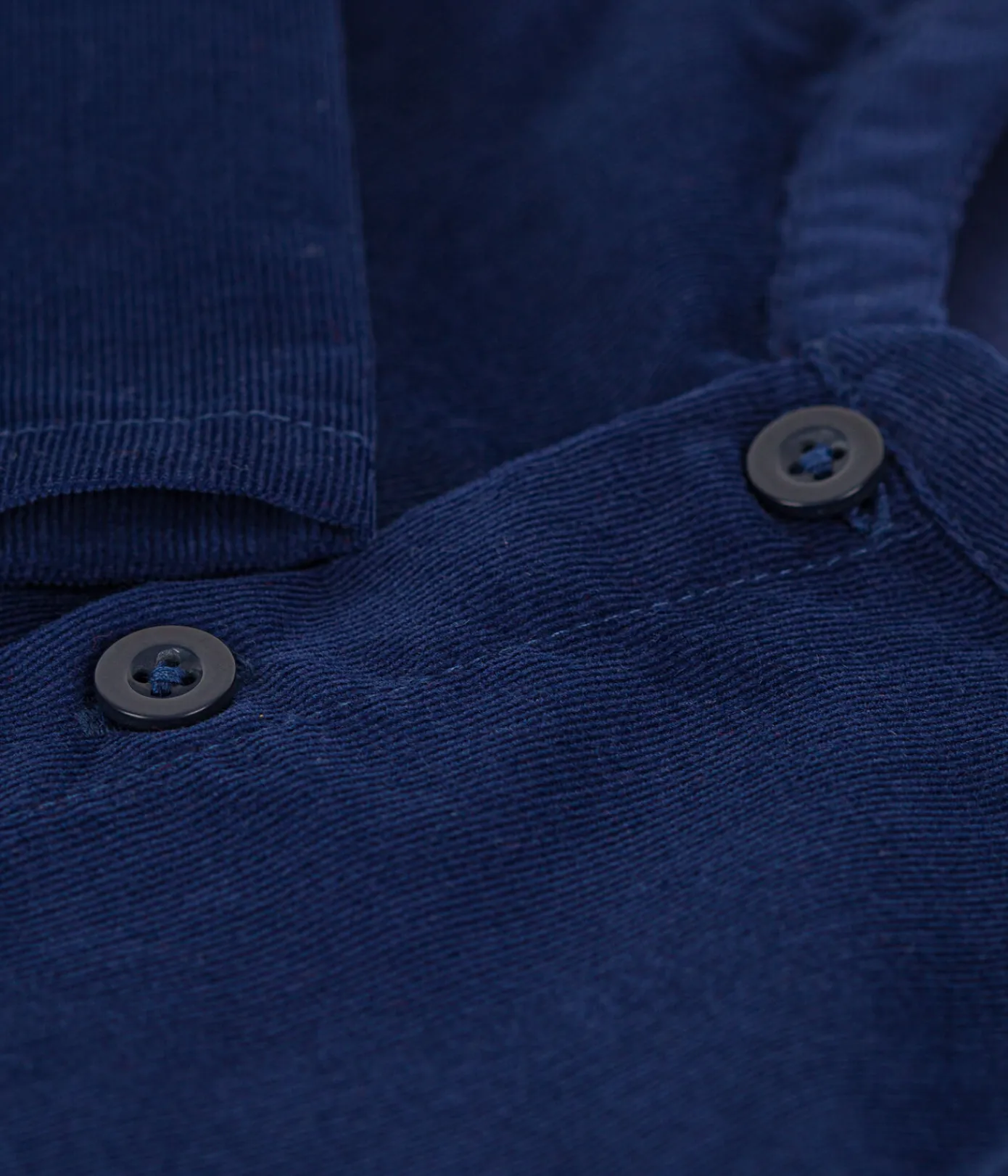 Petit Bateau T-Shirts, Oberteile*Langärmeliges Hemd aus Feincord BLEU FONCE