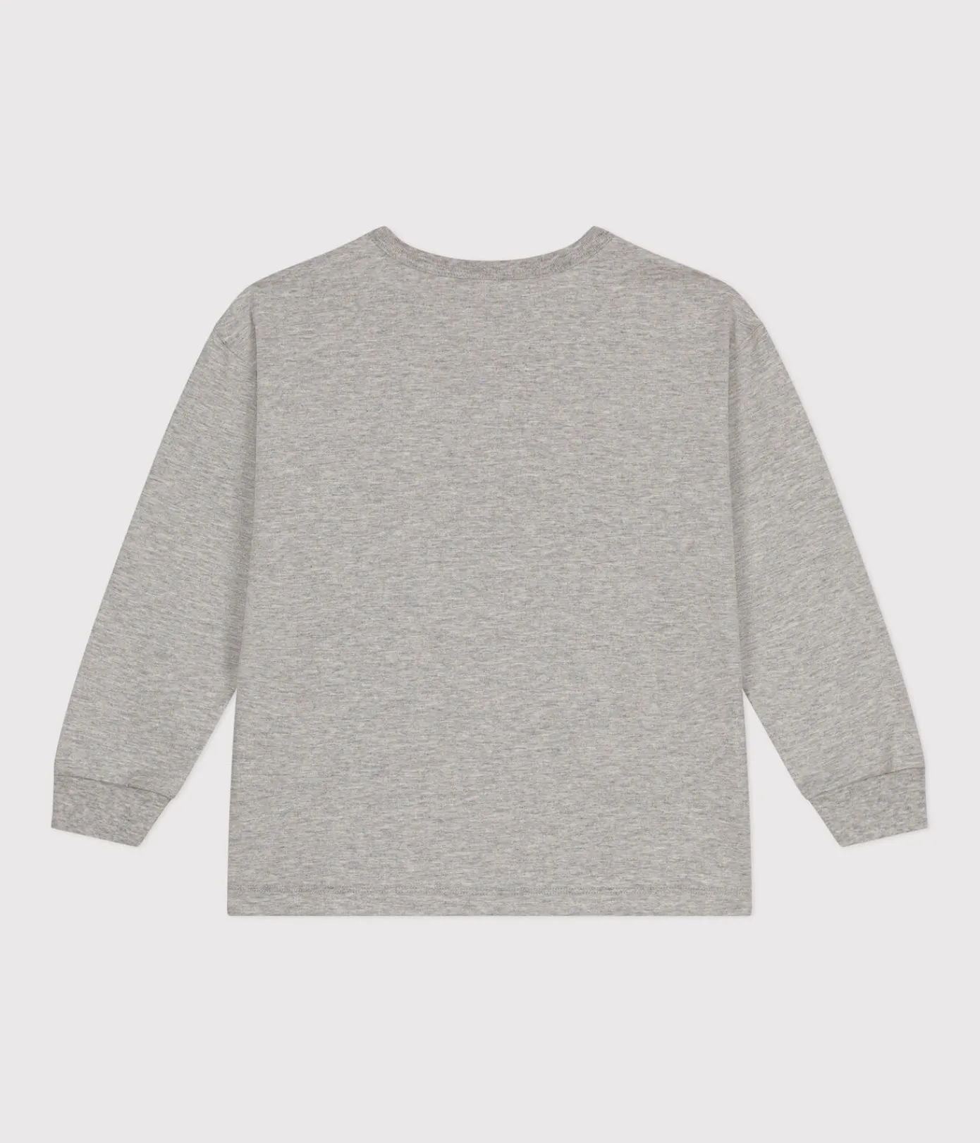 Petit Bateau T-Shirts, Poloshirts, Hemden*Langärmeliges Kinder-T-Shirt aus feinem Jersey für Jungen grau CHATON CHINE