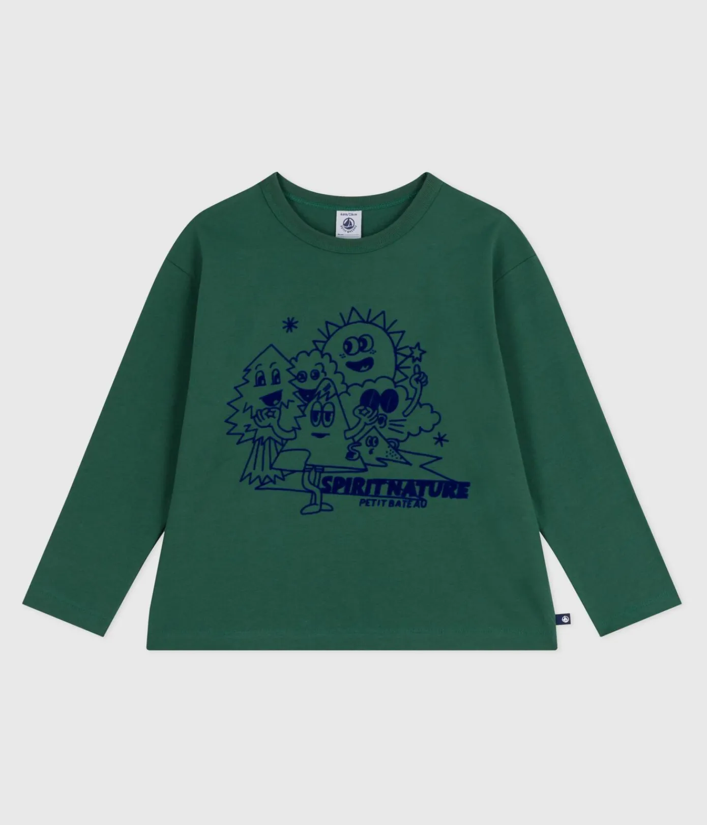 Petit Bateau T-Shirts, Poloshirts, Hemden*Langärmeliges Kinder-T-Shirt aus bedruckter Baumwolle WILLOW