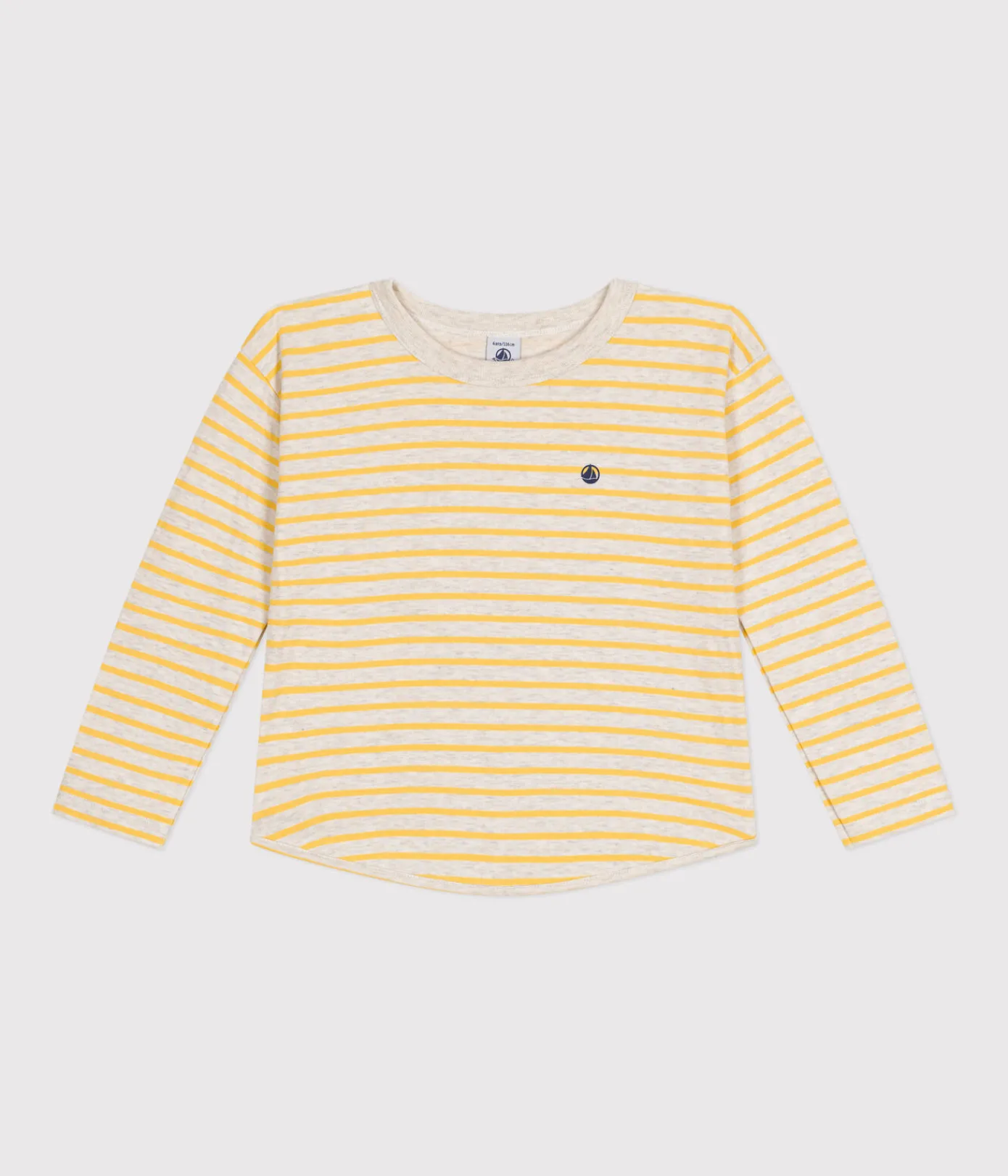 Petit Bateau T-Shirts, Poloshirts, Hemden*Langärmeliges Kinder-T-Shirt aus Doppeljersey für Jungen MONTELIMAR/ DAISY