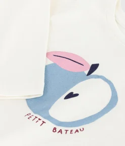 Petit Bateau T-Shirts, Tops, Oberteile*Langärmeliges Kinder-T-Shirt aus bedruckter Baumwolle MILK/ MULTICO
