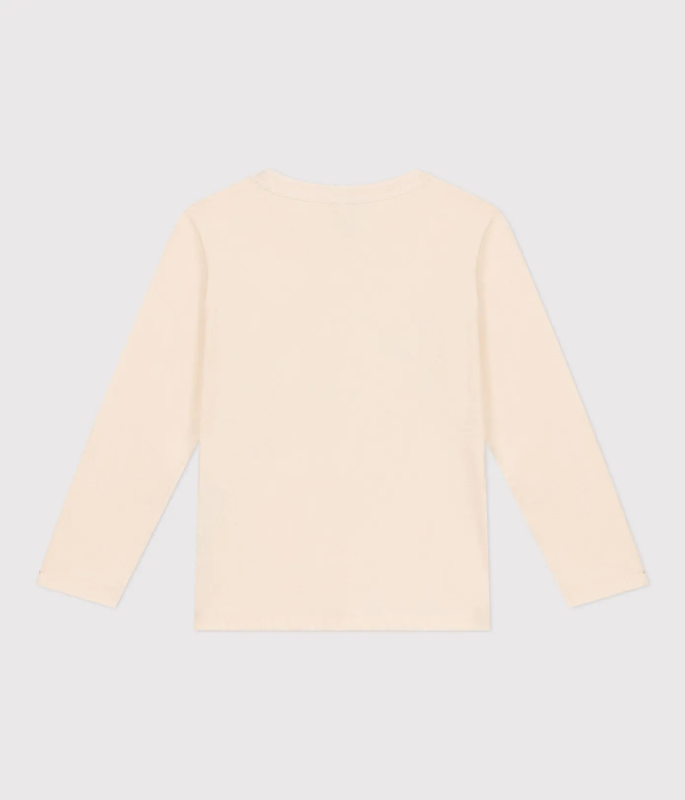 Petit Bateau T-Shirts, Poloshirts, Hemden*Langärmeliges Kinder-T-Shirt aus feinem Jersey für Jungen naturfarben AVALANCHE