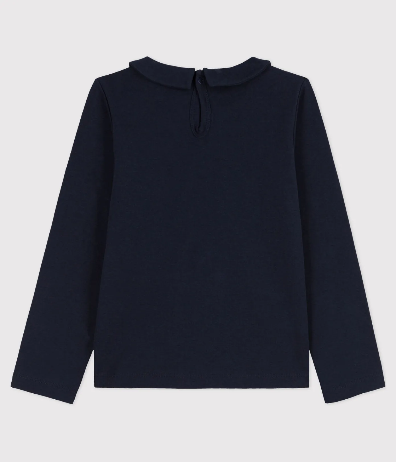 Petit Bateau T-Shirts, Tops, Oberteile*Langärmeliges Kinder-T-Shirt aus Baumwolle für Mädchen blau SMOKING