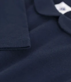Petit Bateau T-Shirts, Tops, Oberteile*Langärmeliges Kinder-T-Shirt aus Baumwolle für Mädchen blau SMOKING