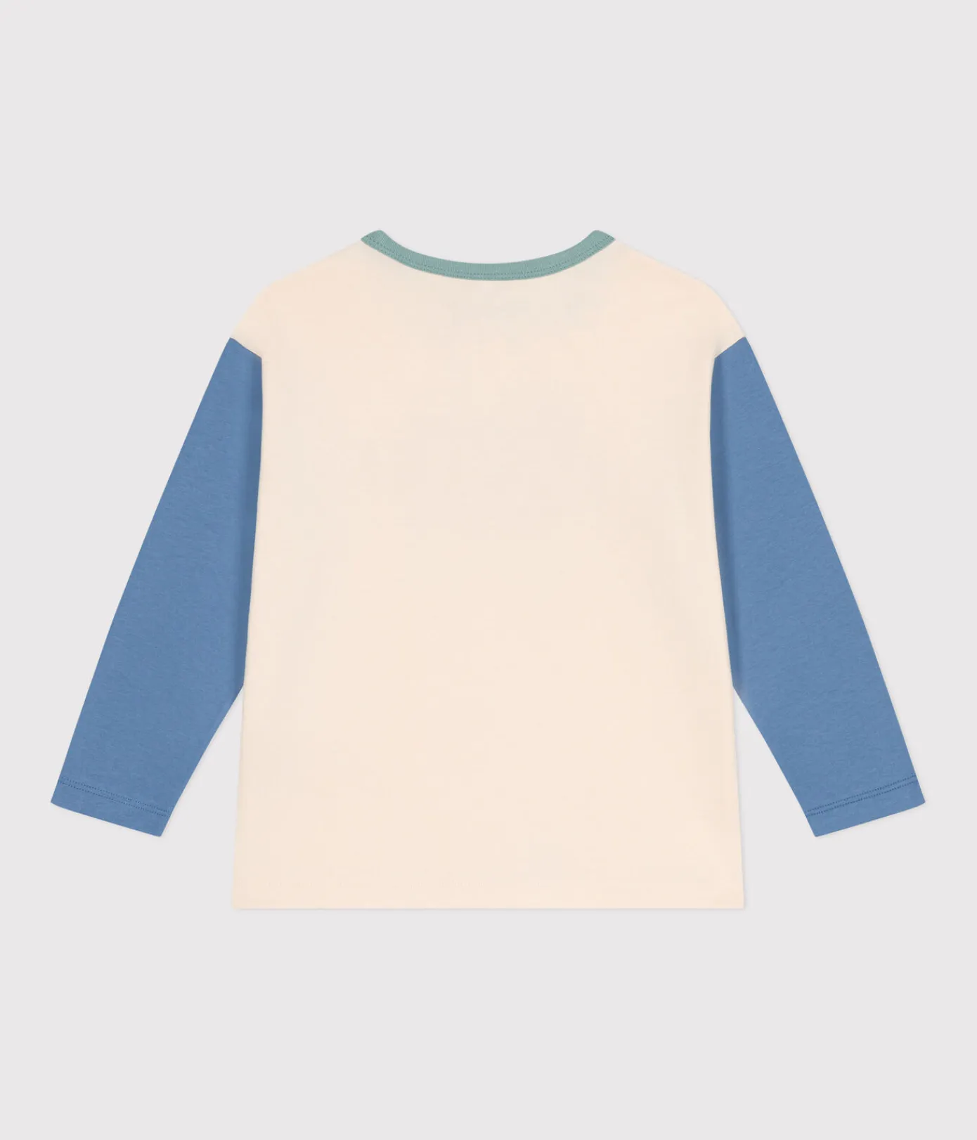 Petit Bateau T-Shirts, Poloshirts, Hemden*Langärmeliges Kinder-T-Shirt aus feinem Jersey für Jungen weiss AVALANCHE/ MULTICO