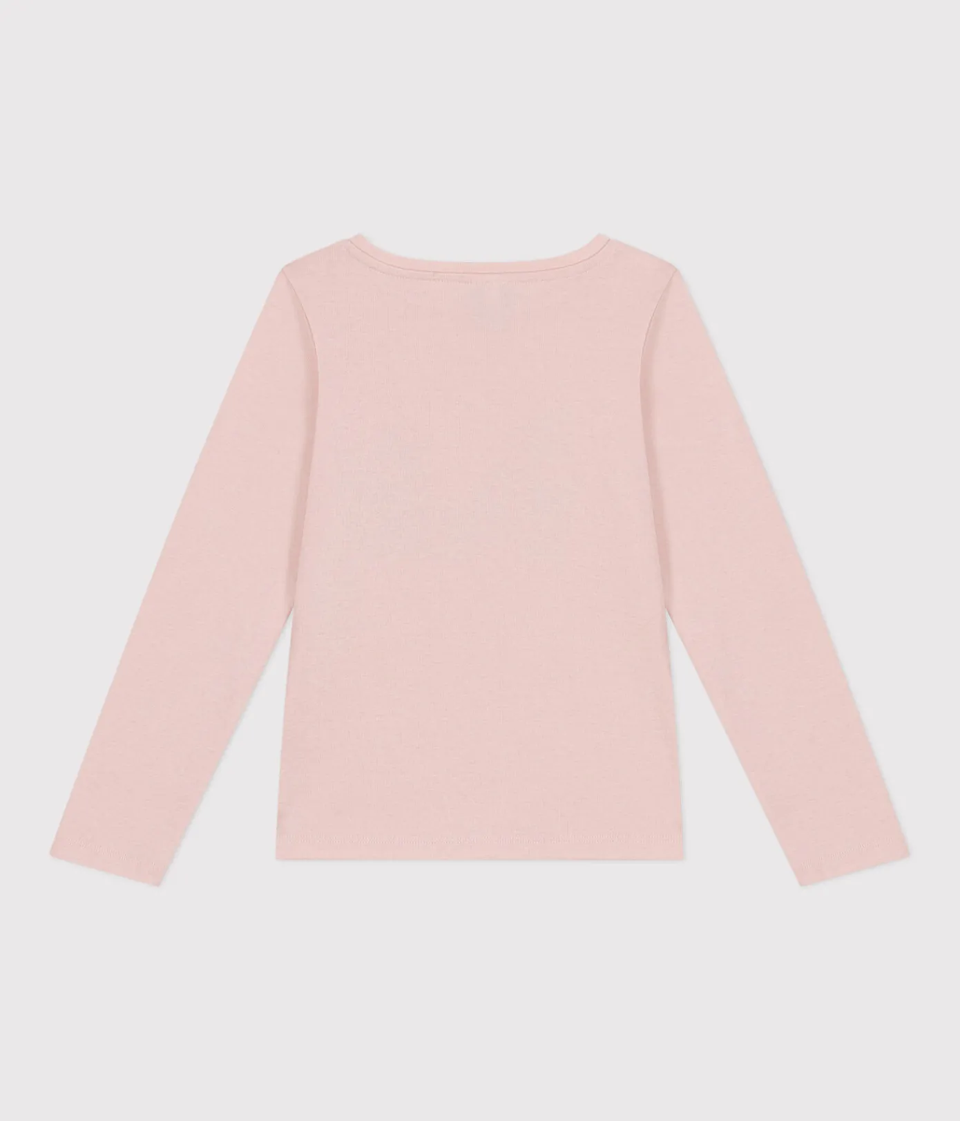 Petit Bateau T-Shirts, Tops, Oberteile*Langärmeliges Kinder-T-Shirt aus Rippstrick für Mädchen rosa SALINE
