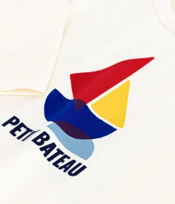 Petit Bateau T-Shirts, Poloshirts, Hemden*Langärmeliges Kinder-T-Shirt aus bedruckter Baumwolle naturfarben MILK