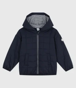 Petit Bateau Mäntel, Jacken, Regenjacken*Leichte Kinder-Winterjacke einfarbig blau SMOKING
