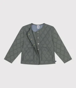 Petit Bateau Mäntel, Jacken, Regenjacken*Leichte Kinder-Winterjacke für Mädchen grün THUYA