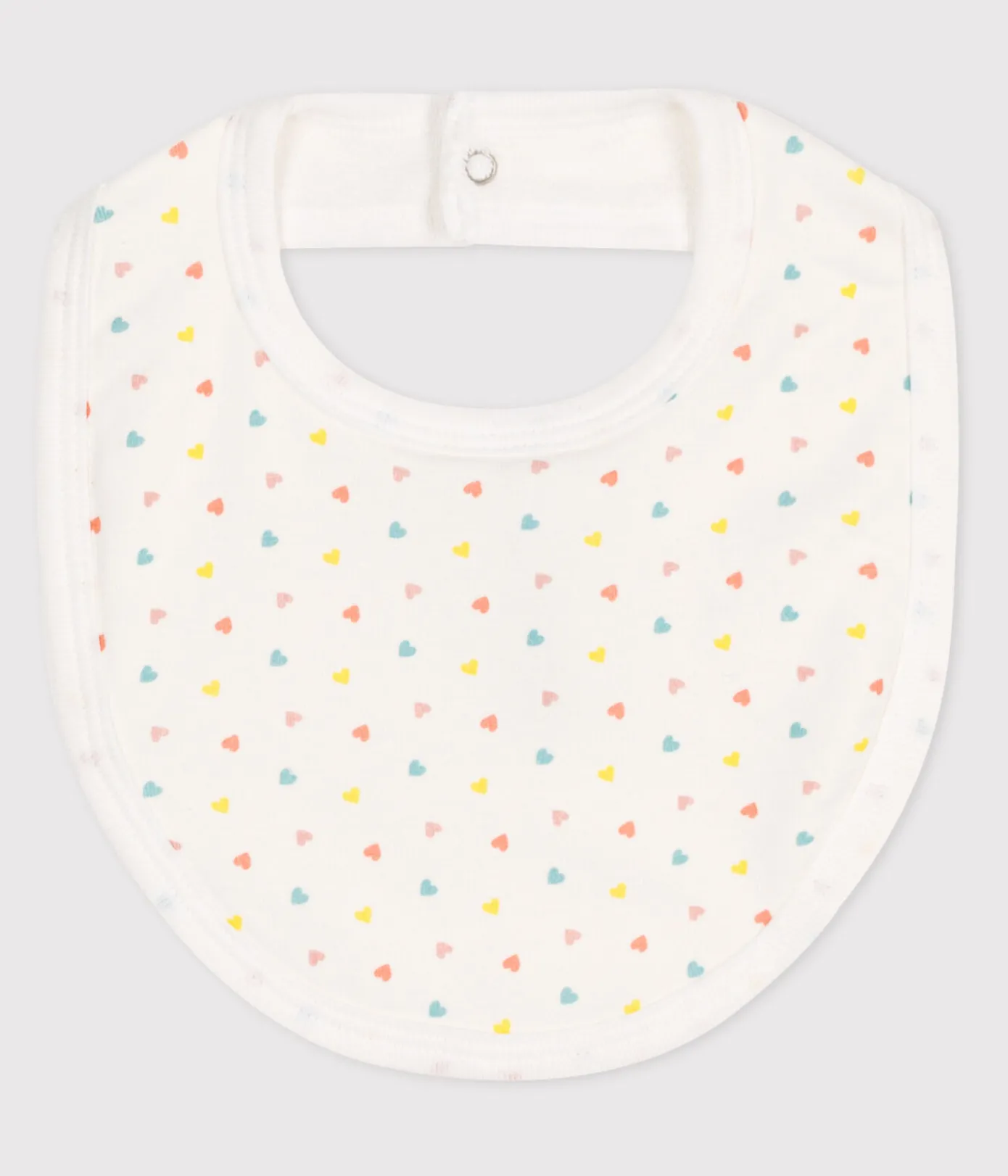 Petit Bateau Lätzchen|Newborn*Lätzchen für Neugeborene aus bedruckter Baumwolle blau MARSHMALLOW/ AQUATIC