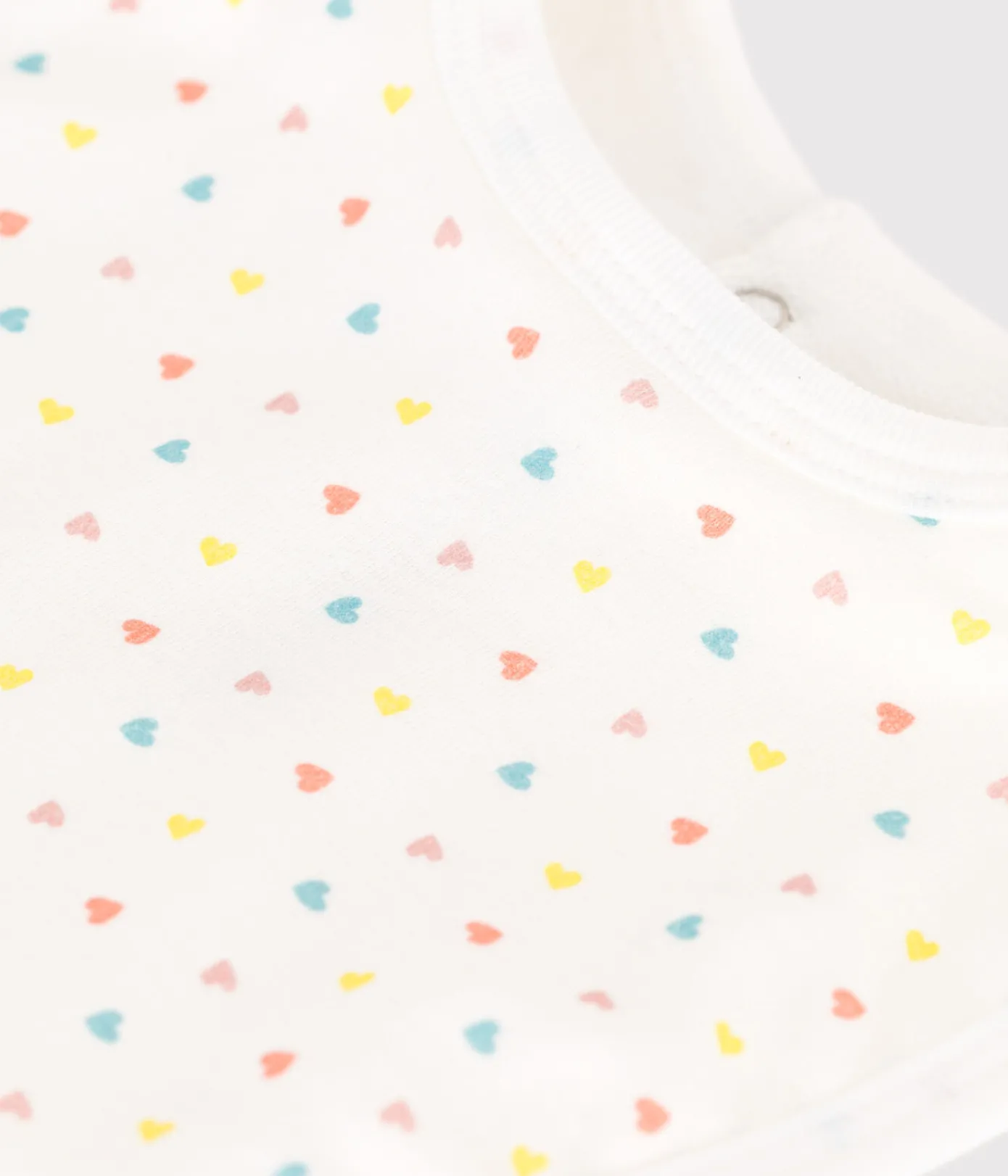 Petit Bateau Lätzchen|Newborn*Lätzchen für Neugeborene aus bedruckter Baumwolle blau MARSHMALLOW/ AQUATIC