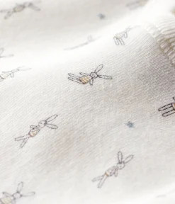 Petit Bateau Lätzchen|Accessoires, Sonnenhüte, Caps*Lätzchen mit Hasen weiss LAIT/weiss MULTICO