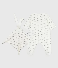 Petit Bateau Newborn*Newborn-Geschenkset aus bedruckter Baumwolle variante 1