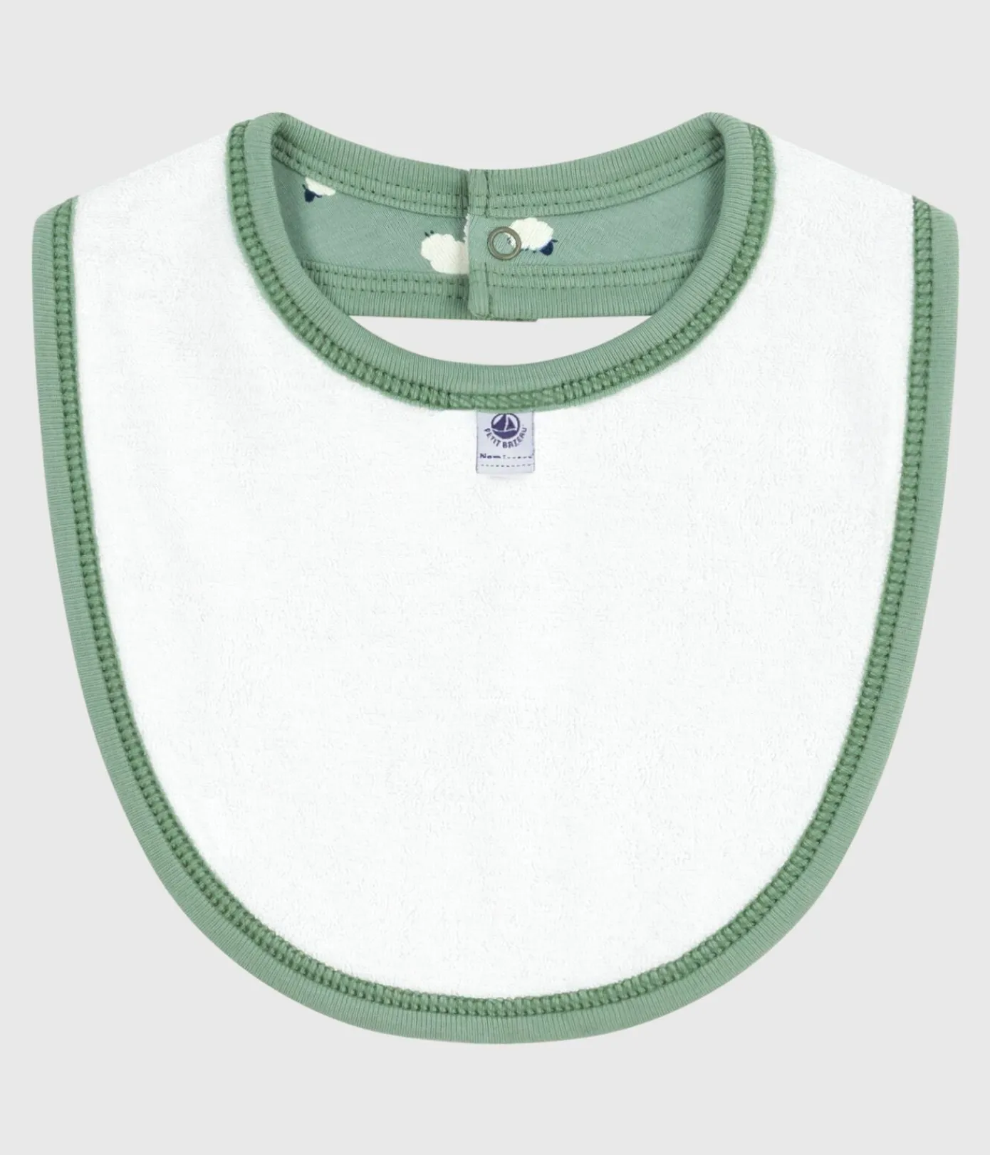 Petit Bateau Lätzchen|Newborn*Newborn-Lätzchen aus bedruckter Baumwolle SAULE/ MULTICO