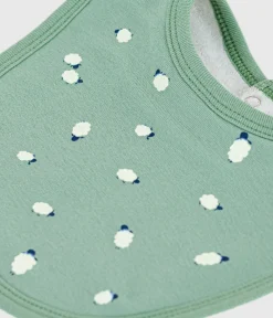 Petit Bateau Lätzchen|Newborn*Newborn-Lätzchen aus bedruckter Baumwolle SAULE/ MULTICO