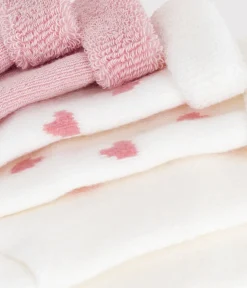 Petit Bateau Socken, Schühchen|Newborn*Newborn-Sockenset aus einfarbiger Baumwolle variante 1