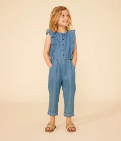 Petit Bateau Shorts, Hosen, Leggings*Overall Kinder/Mädchen blau DENIM CLAIR