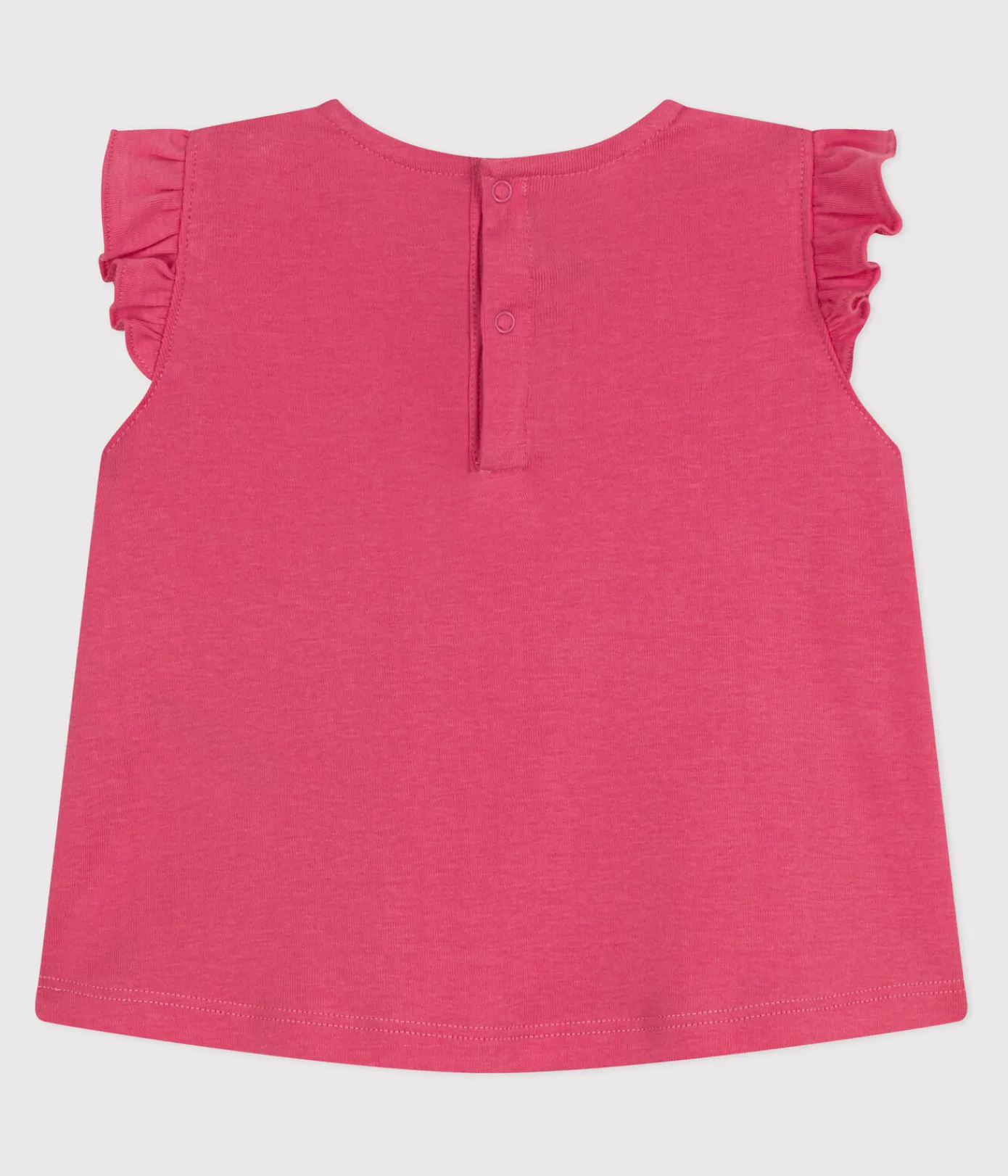 Petit Bateau T-Shirts, Oberteile*Ärmellose Baby-Bluse aus Baumwolle rosa PEONIA