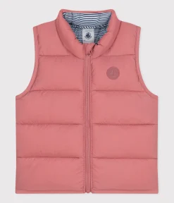 Petit Bateau Jacken, Anoraks*Ärmellose Baby-Steppweste rosa ROSEWOOD