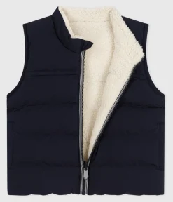 Petit Bateau Jacken, Anoraks*Ärmellose Baby-Weste zum Wenden blau SMOKING/ MILK