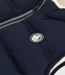 Petit Bateau Jacken, Anoraks*Ärmellose Baby-Weste zum Wenden blau SMOKING/ MILK