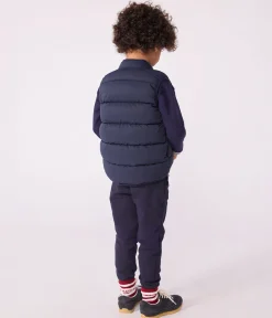 Petit Bateau Mäntel, Jacken, Regenjacken*Ärmellose Kinder-Winterjacke zum Wenden in zwei Farben blau SMOKING/gelb JAUNE