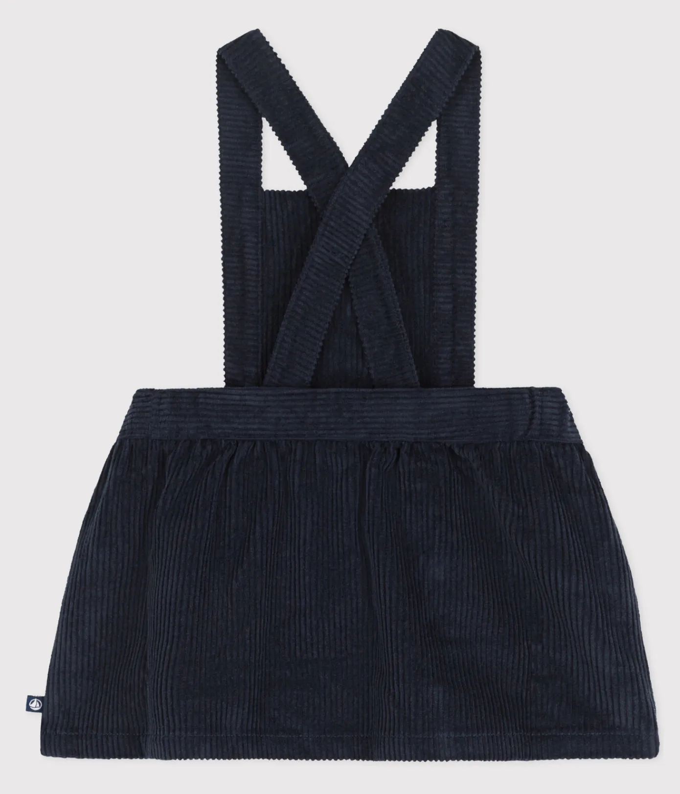 Petit Bateau Kleider*Ärmelloses Babykleid aus Cord blau SMOKING