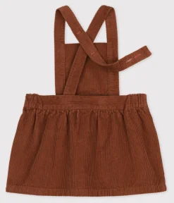 Petit Bateau Kleider*Ärmelloses Babykleid aus Nicki braun CINA