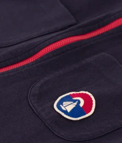 Petit Bateau Kleider, Röcke*Ärmelloses Kinderkleid aus Baumwolle für Mädchen blau SMOKING