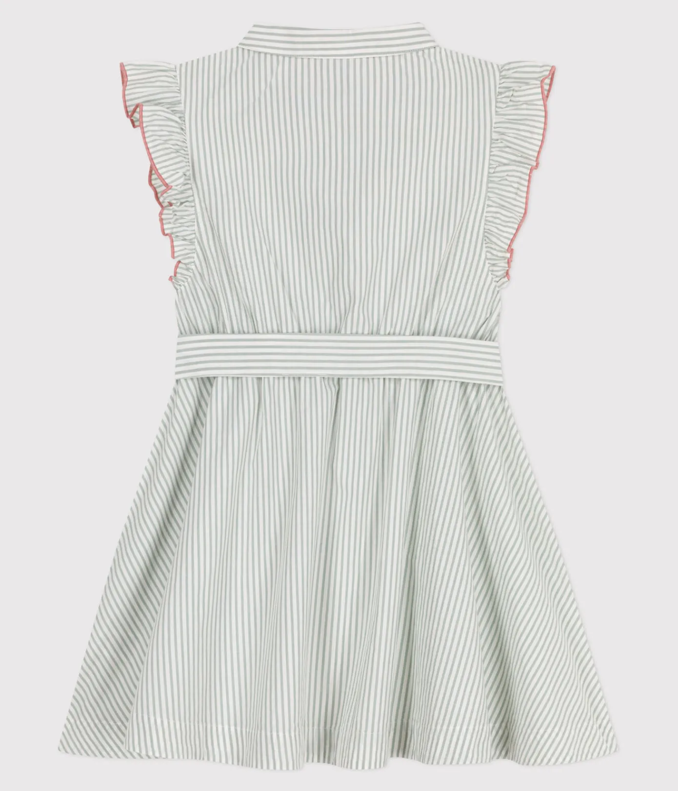 Petit Bateau Kleider, Röcke*Ärmelloses Kinder-Kleid aus Baumwolle mit Streifen PAUL/ ECUME
