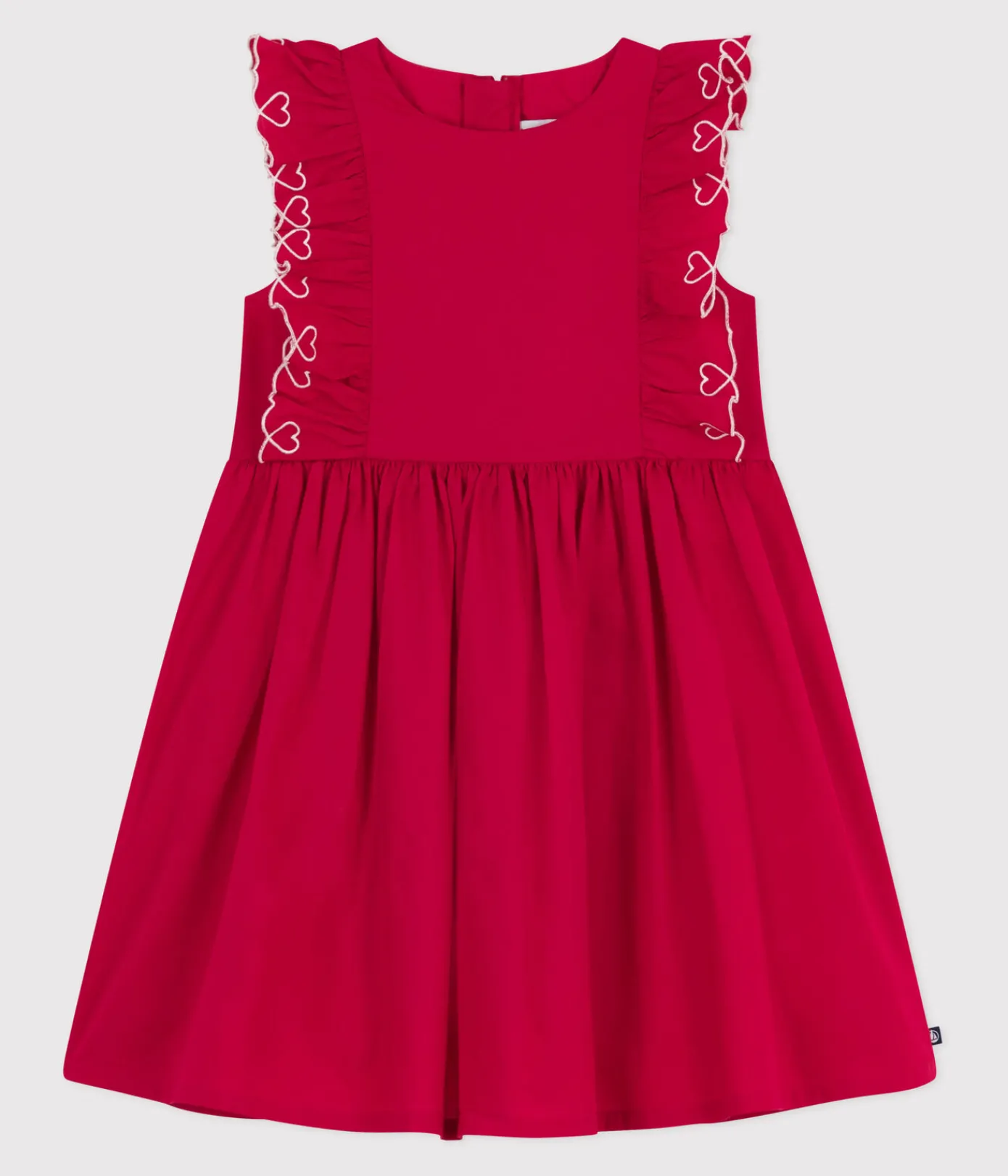 Petit Bateau Kleider, Röcke*Ärmelloses Kinder-Kleid aus Baumwolle ROT TERKUIT