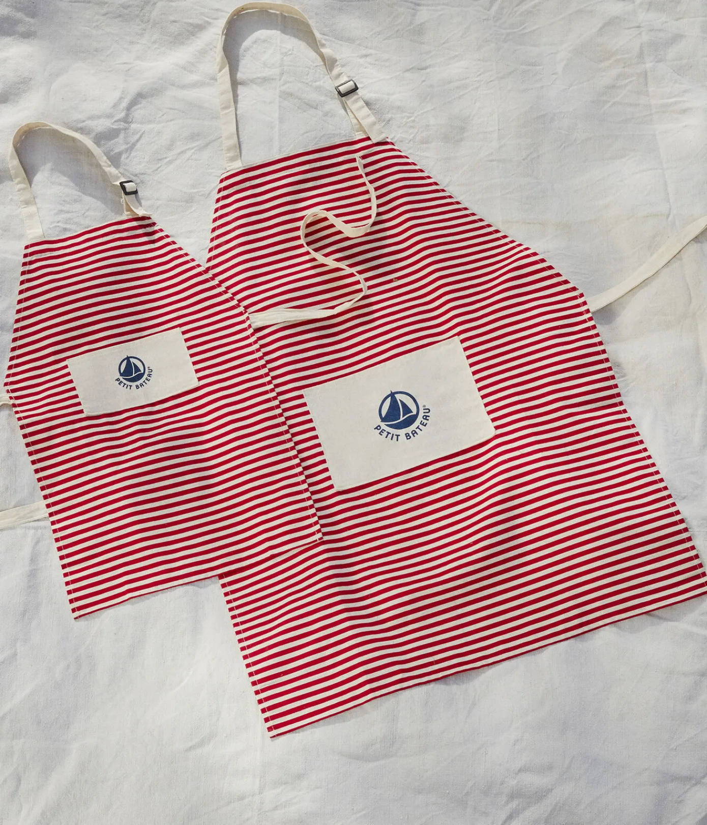 Petit Bateau Accessoires, Mützen, Cappe*Schürzenset 100 % Bio-Baumwolle variante 1