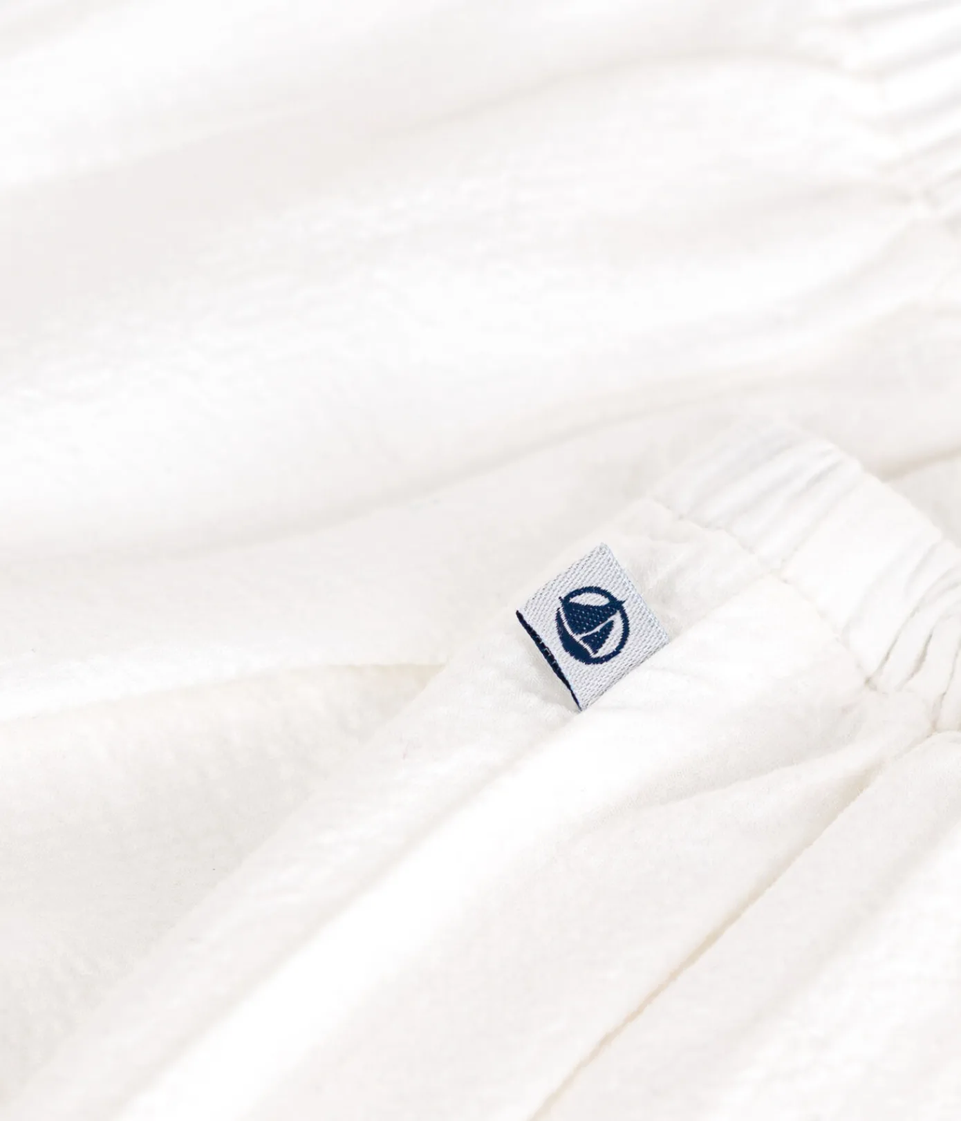Petit Bateau Shorts, Hosen, Leggings*Seersucker-Babypumphose weiss ECUME
