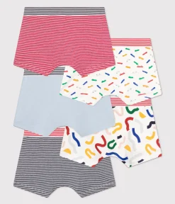 Petit Bateau Unterhosen, Boxershorts*Set aus 5 Kinder-Boxershorts mit Skateboard-Motiv, aus Baumwolle variante 1