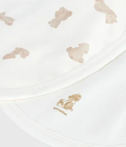 Petit Bateau Lätzchen​|Newborn*Set Baby-Lätzchen aus Baumwolle mit Bärmotiv variante 1