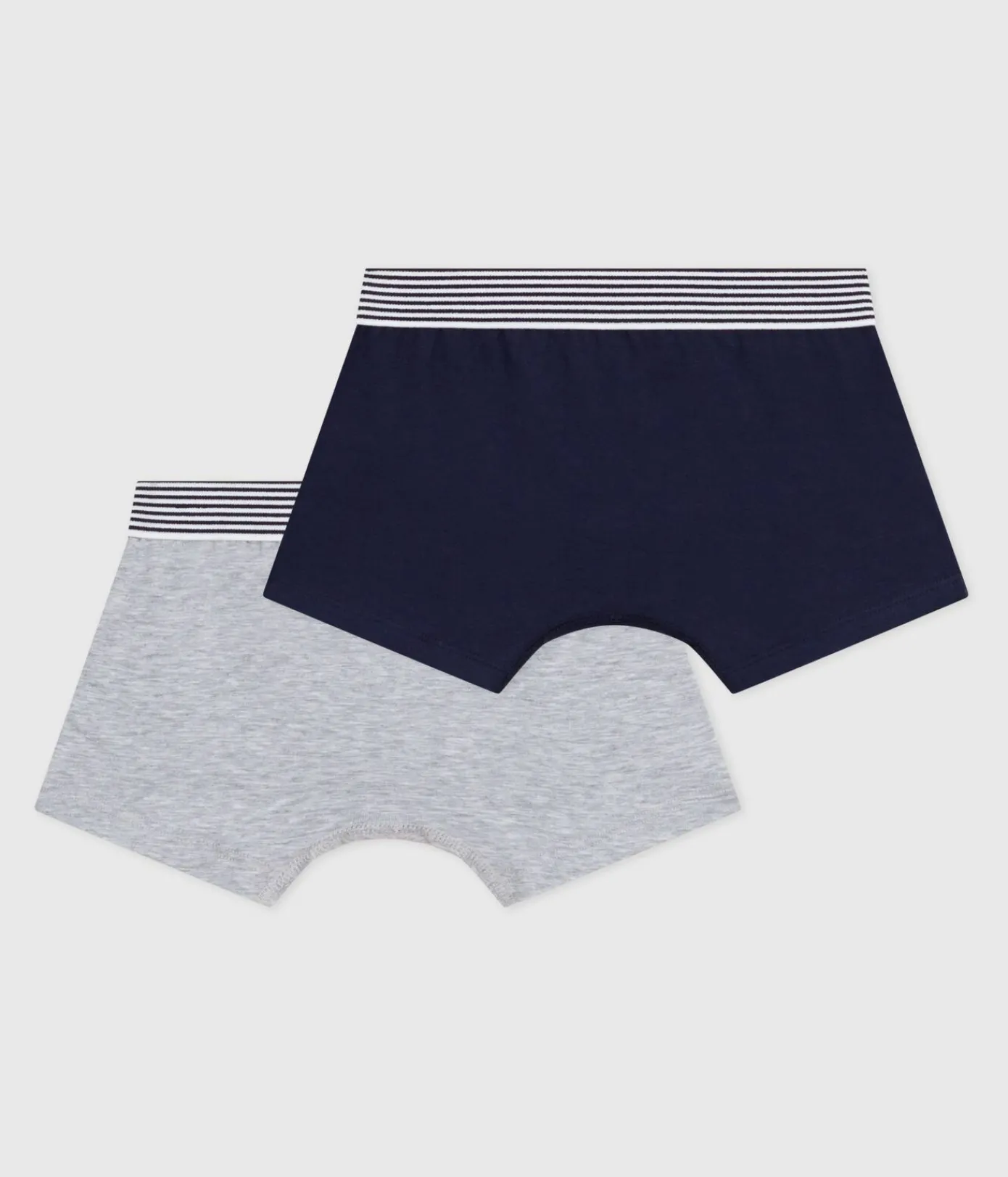 Petit Bateau Unterhosen, Boxershorts*Set Kinder-Boxershorts aus einfarbiger Baumwolle mit Elastan variante 1