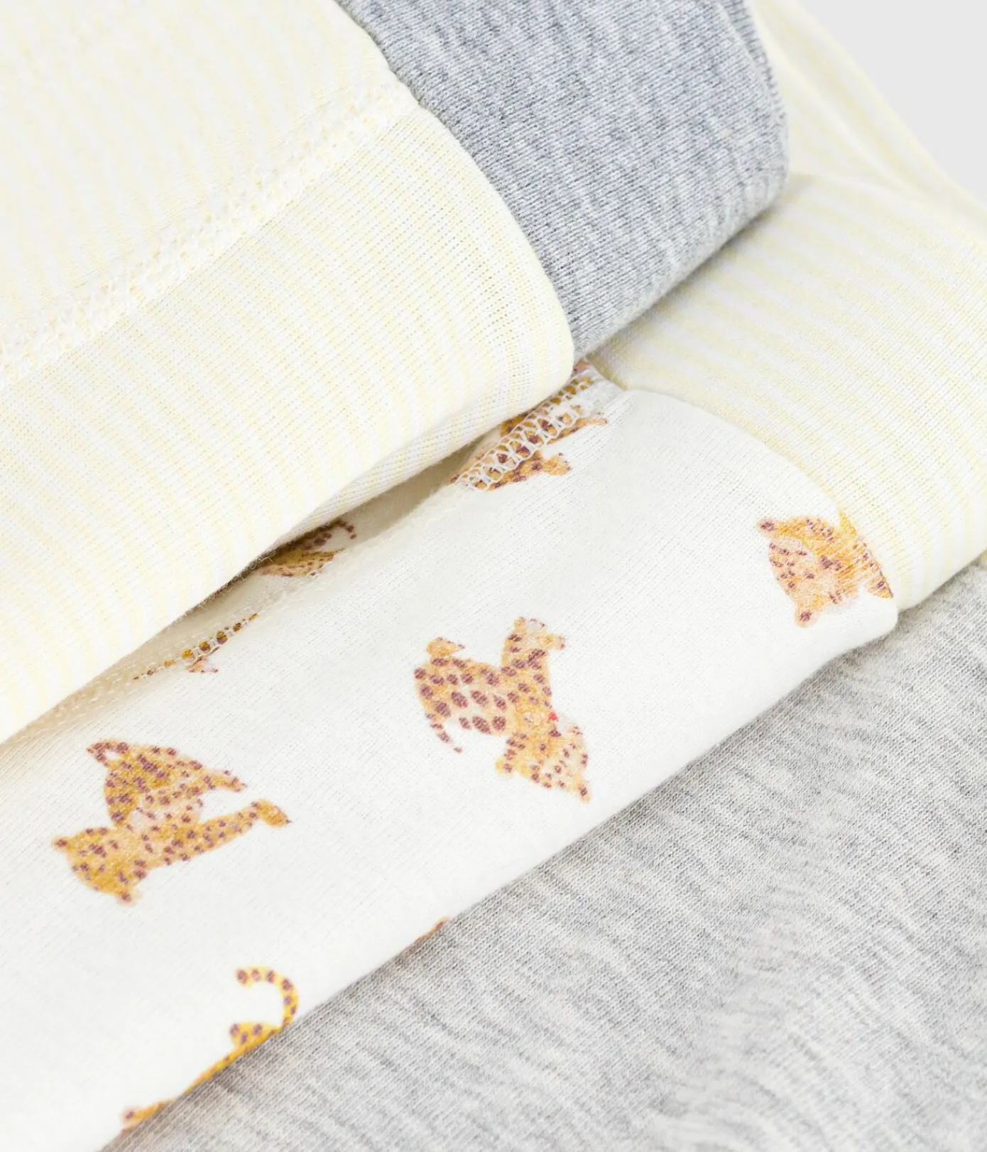 Petit Bateau Unterhosen, Boxershorts*Set Kinder-Boxershorts aus Baumwolle mit überzogenem Bund und Leoparden-Motiv variante 1