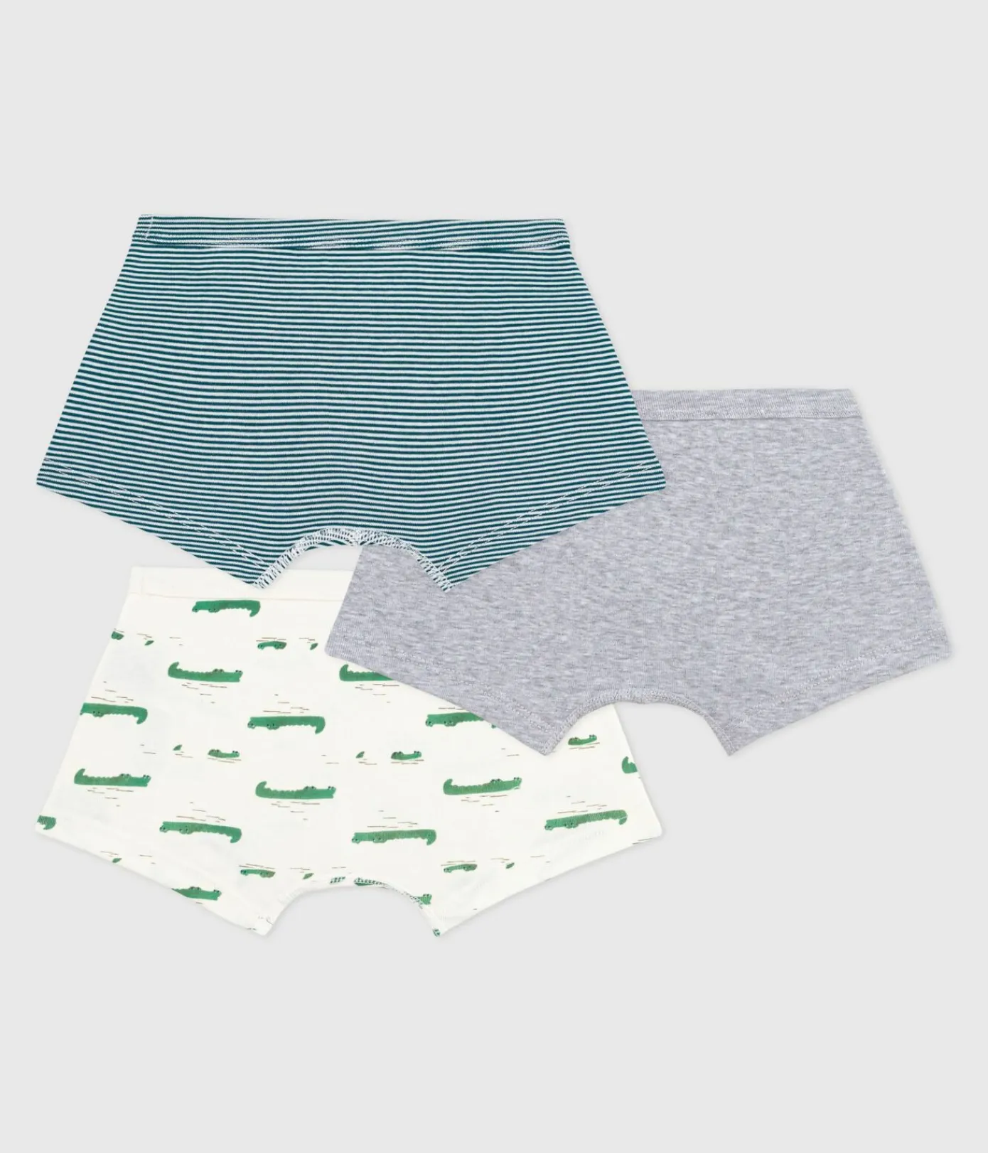 Petit Bateau Unterhosen, Boxershorts*Set Kinder-Boxershorts aus bedruckter Baumwolle mit überzogenem Bund variante 1
