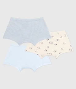 Petit Bateau Unterhosen, Boxershorts*Set Kinder-Boxershorts mit überzogenem Bund aus bedruckter Baumwolle variante 1