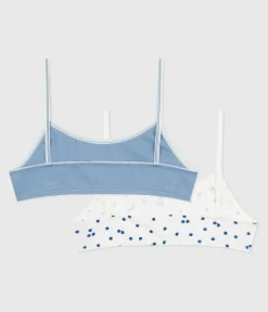Petit Bateau Bustiers, Mädchen-Bhs*Set Kinder-Bustiers aus Baumwolle mit Apfelmotiv variante 1