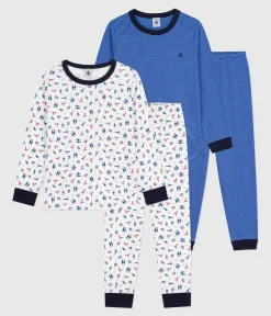 Petit Bateau Schlafanzüge, Pyjamas*Set Kinder-Pyjamas aus bedruckter Baumwolle variante 1