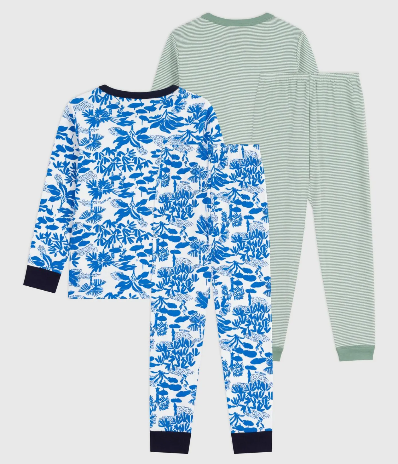 Petit Bateau Schlafanzüge, Pyjamas|Schlafanzüge, Nachthemden*Set Kinder-Pyjamas aus bedruckter Baumwolle variante 1