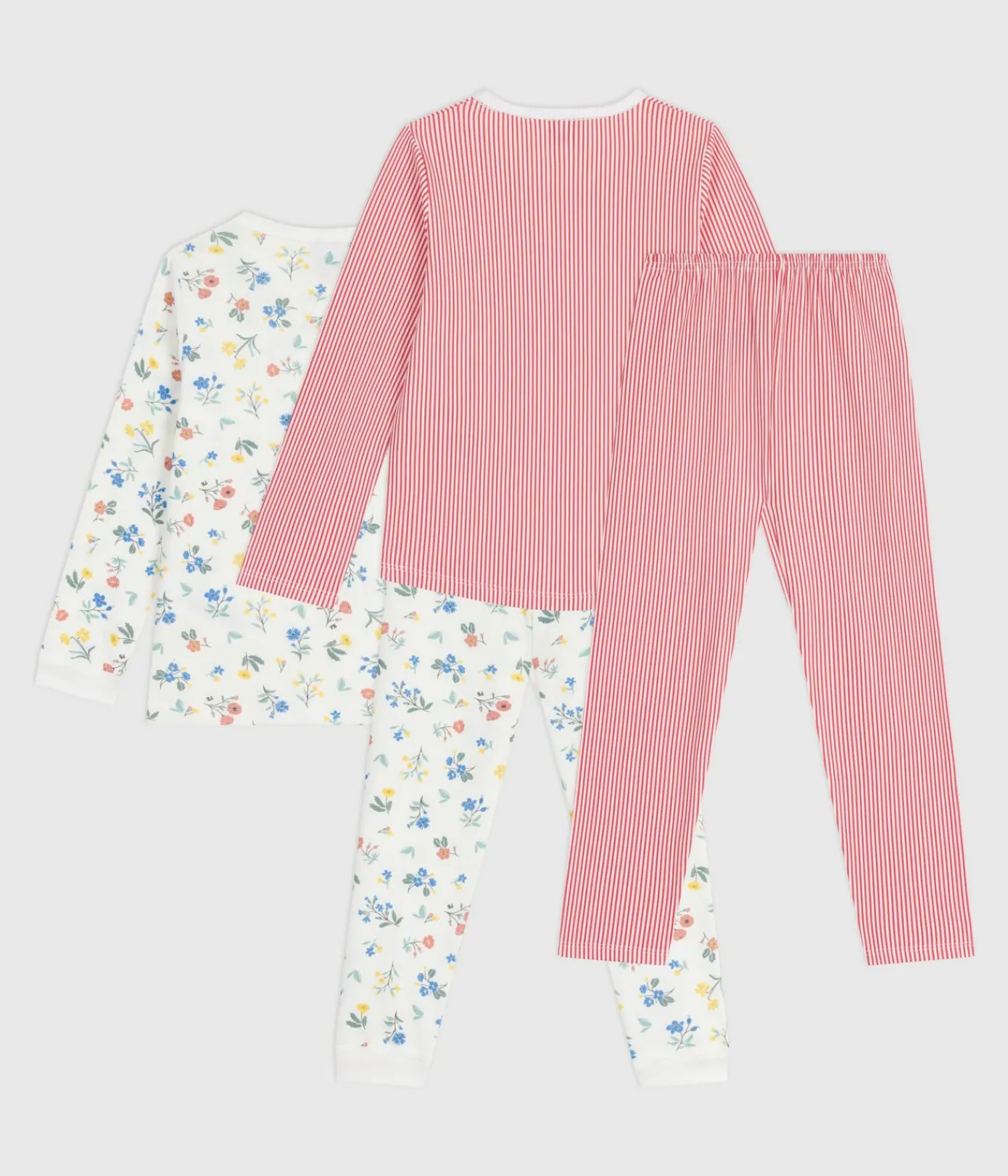 Petit Bateau Schlafanzüge, Nachthemden*Set Kinder-Pyjamas aus bedruckter Baumwolle variante 1