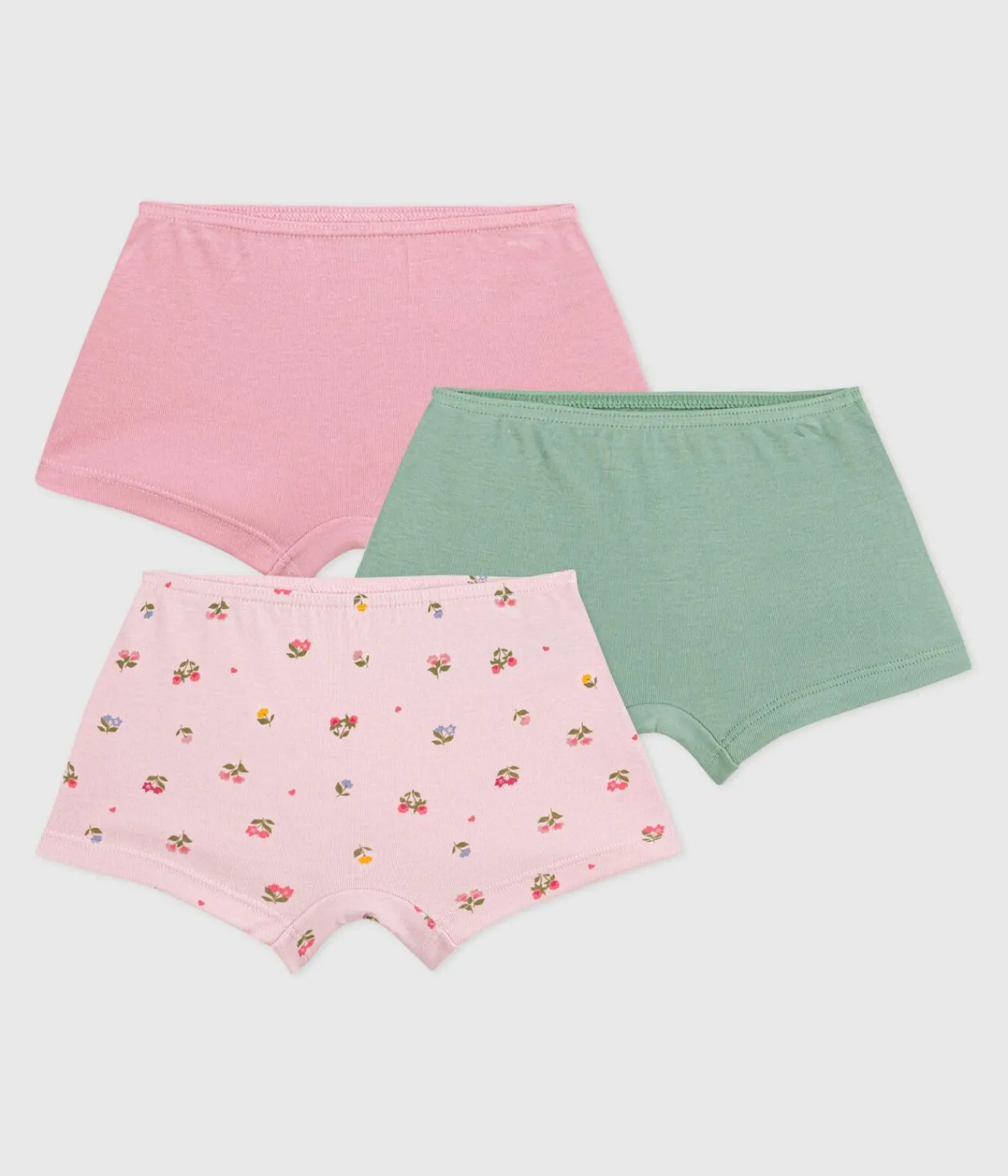 Petit Bateau Unterhosen, Shortys*Set Kinder-Shortys aus Baumwolle mit Blumenmuster variante 1