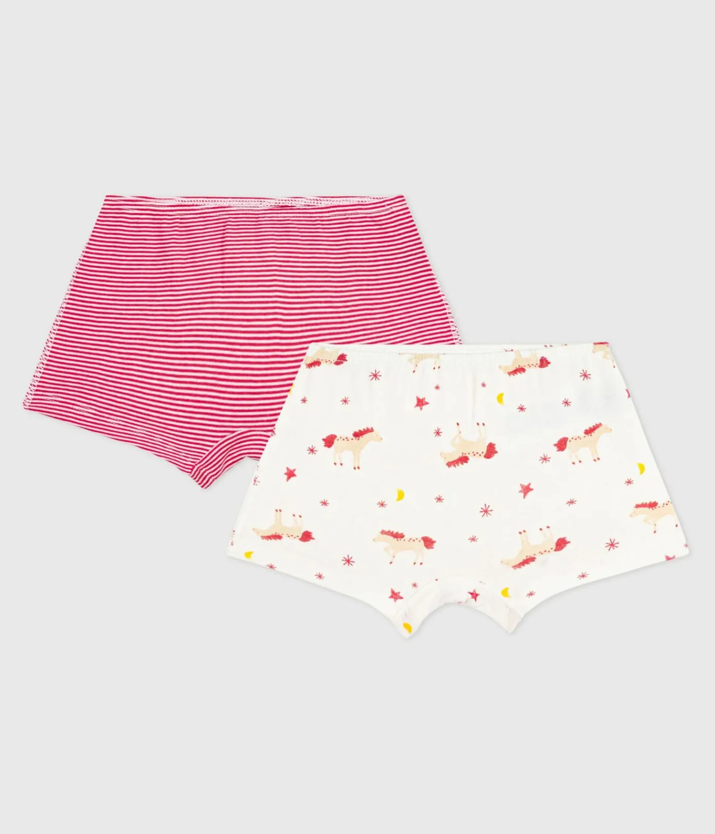 Petit Bateau Unterhosen, Shortys*Set Kinder-Shortys aus Baumwolle mit Pferd-Motiv variante 1