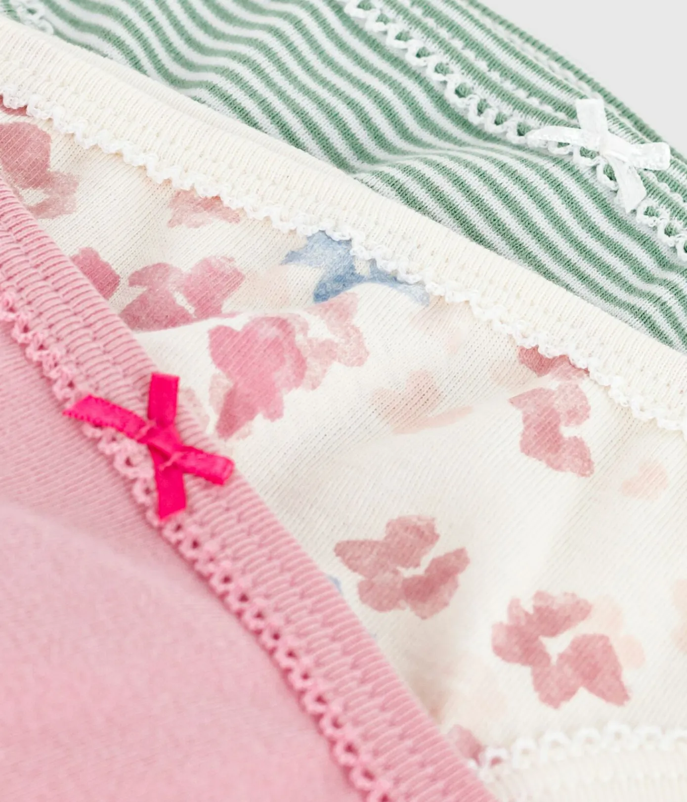 Petit Bateau Unterhosen, Shortys*Set Kinder-Slips aus Baumwolle mit Blumenmuster variante 1