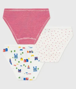 Petit Bateau Unterhosen, Shortys*Set Kinder-Slips aus Baumwolle mit Paris-Motiv variante 1