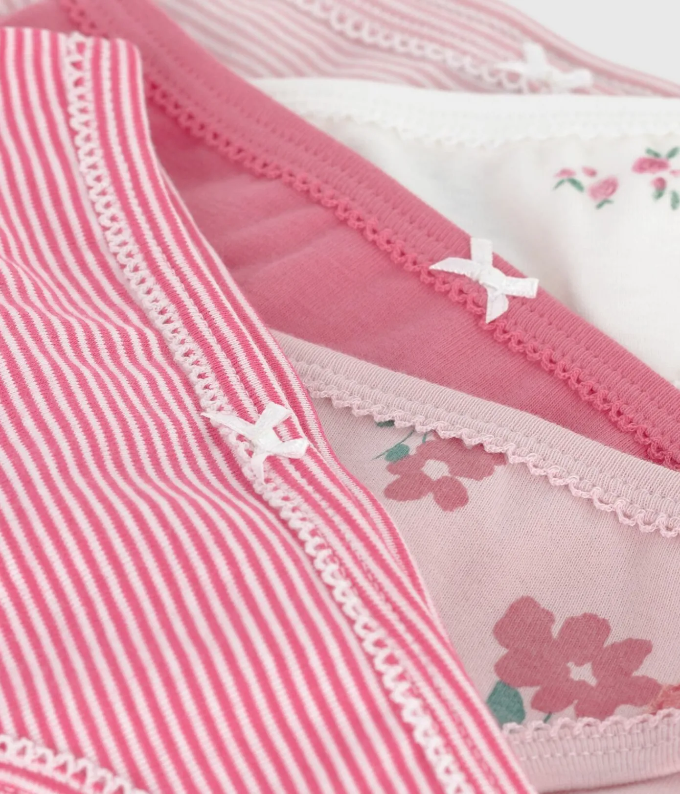 Petit Bateau Unterhosen, Shortys*Set Kinder-Slips aus Baumwolle mit Blumenmuster variante 1
