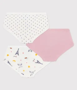 Petit Bateau Unterhosen, Shortys*Set Kinder-Slips High Waist aus Baumwolle mit Paris-Motiv variante 1