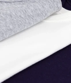 Petit Bateau Unterhemden, Tanktops|T-Shirts, Poloshirts, Hemden*Set kurzärmelige Kinder-T-Shirts aus einfarbiger Baumwolle variante 1